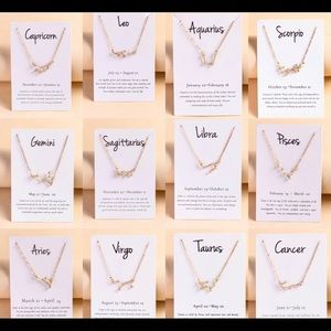 Zodiac sign necklaces